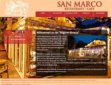 Tablet Screenshot of hotel-sanmarco.de